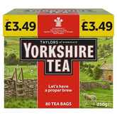 Yorkshire Tea 80 Tea Bags 250g (Case of 5)  Adomoo